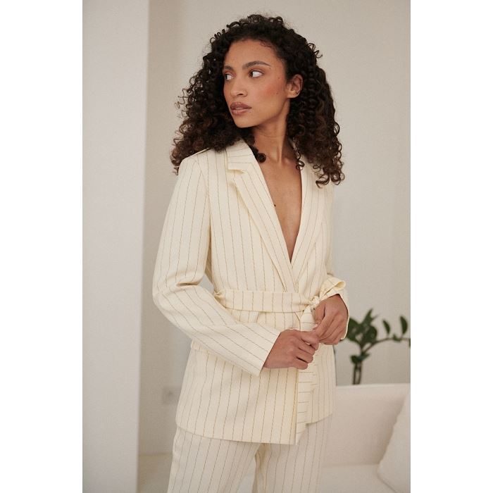 Scarpy creation my veste de tailleur yl beige