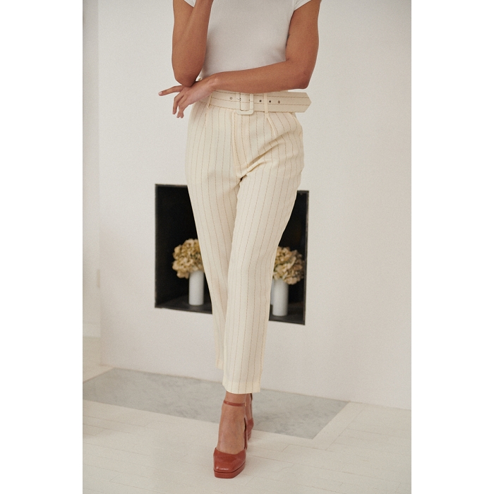 Scarpy creation pantalon de tailleur beige