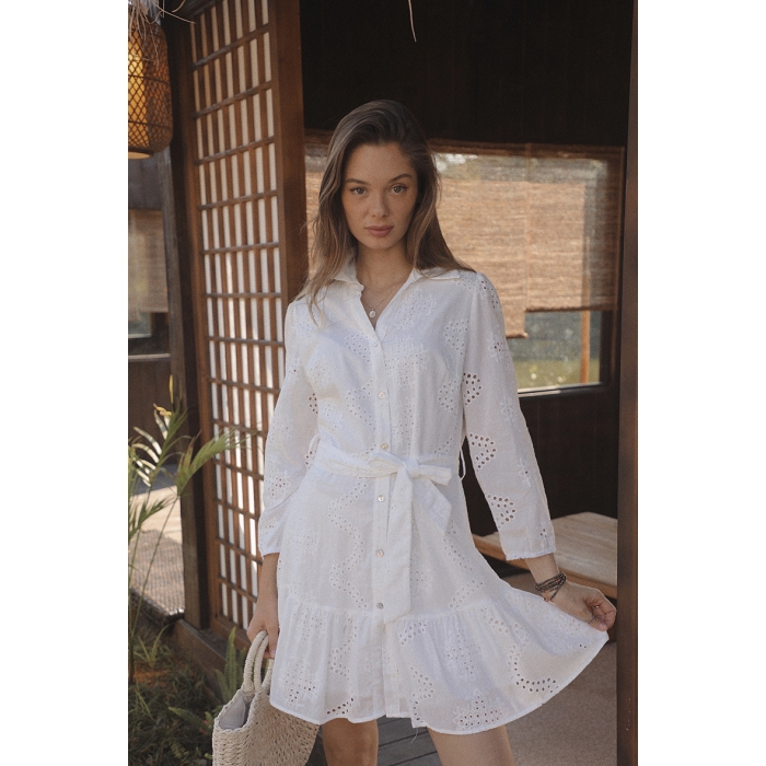 Scarpy creation my robe broderie anglaise ceinture yl blanc3880102_2