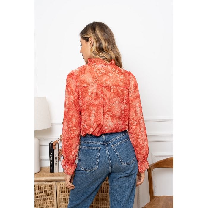 Scarpy creation my chemise style soie legere yl rouge3888501_6