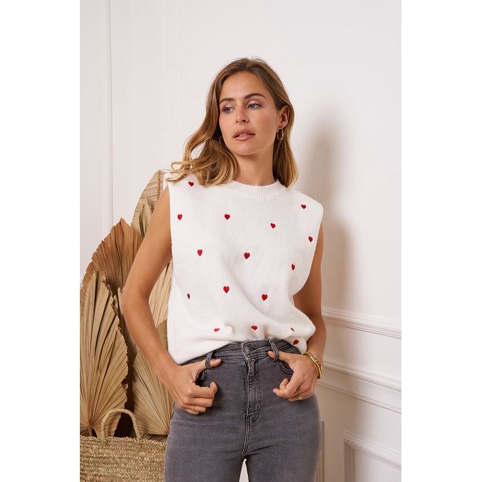 Scarpy creation my debardeur top coeur yl beige3888901_5