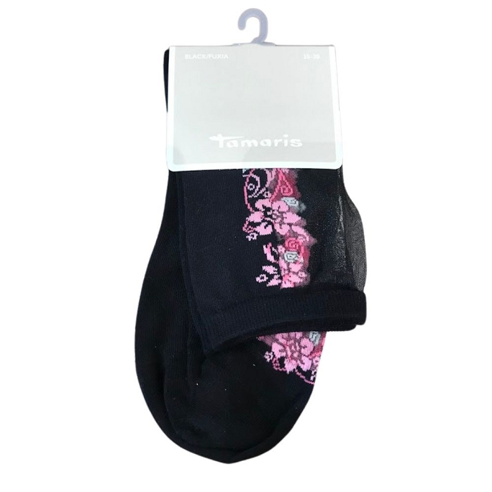 Tamaris chaussettes sindy soquettes motifs florals parme