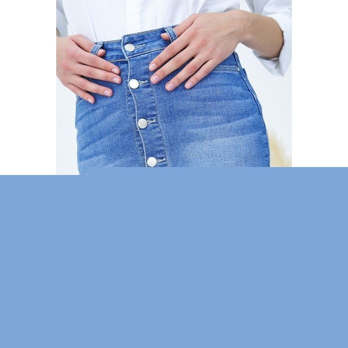Scarpy creation my lilia jupe jeans yl bleu