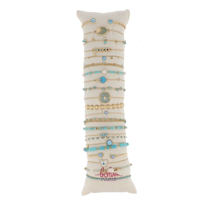 Scarpy creation bracelet amazonite dore bleu3890501_2