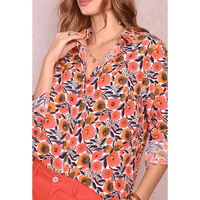 Scarpy creation my sarah chemise imprimee yl rouge3894601_2