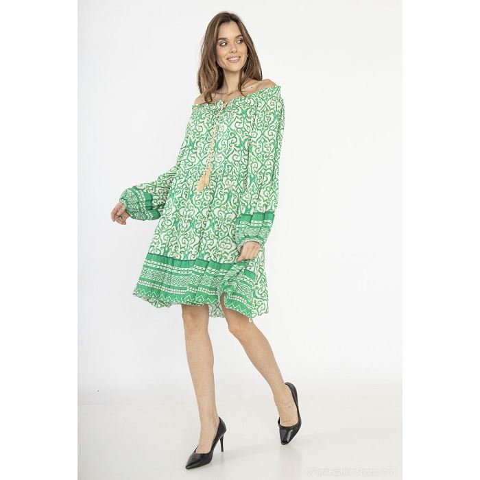 Scarpy creation my sophie robe courte yl vert