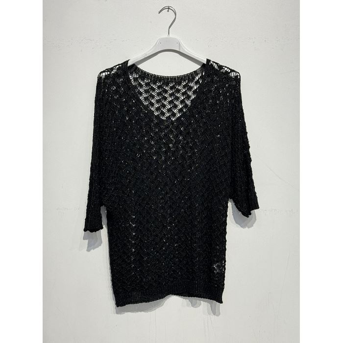 Scarpy creation my top en crochet yl noir