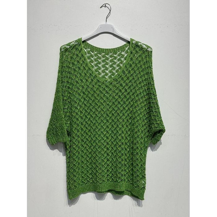 Scarpy creation top en crochet vert
