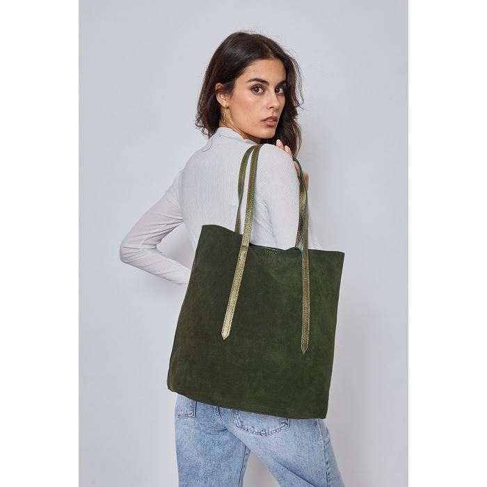 Scarpy creation my cabas cuir yl vert3895104_3