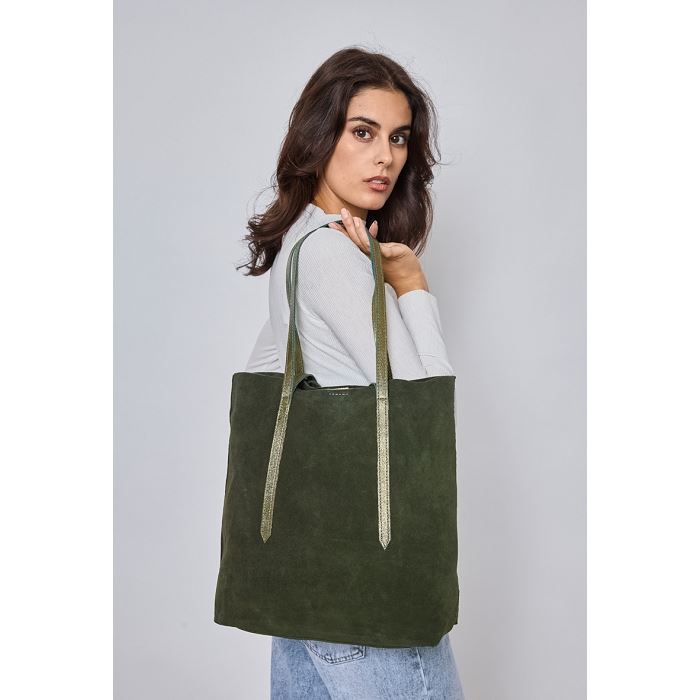 Scarpy creation my cabas cuir yl vert3895104_6