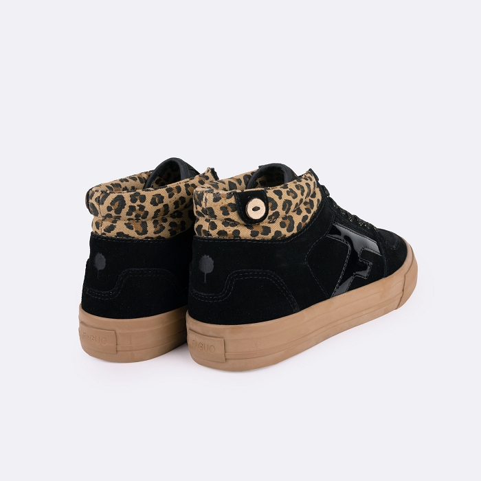 Faguo my walnut mid basket suede yl noir3897701_5