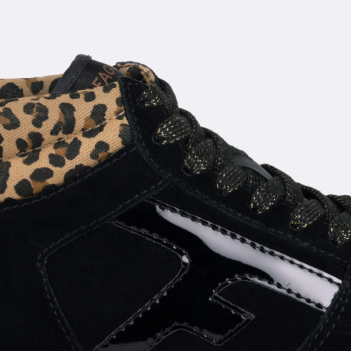 Faguo my walnut mid basket suede yl noir3897701_6