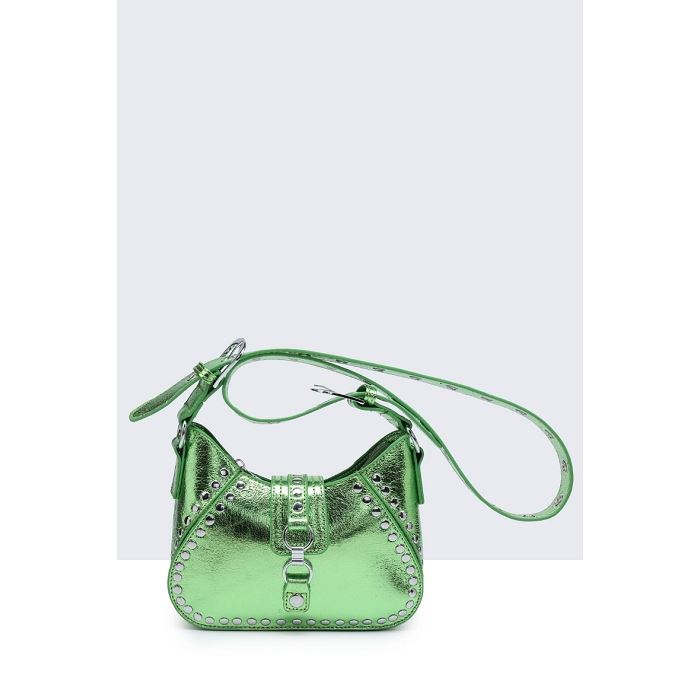 Scarpy creation sac bandouliere metalise vert