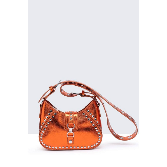 Scarpy creation sac bandouliere metalise orange