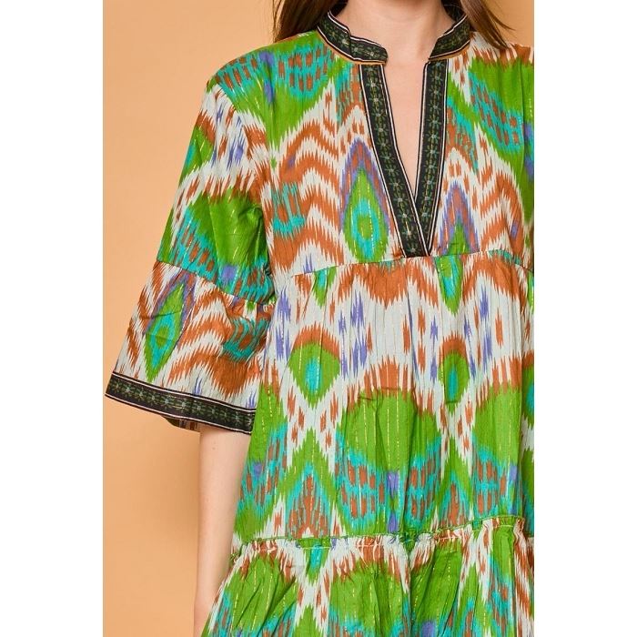 Scarpy creation my robe courte coton yl vert3913301_4