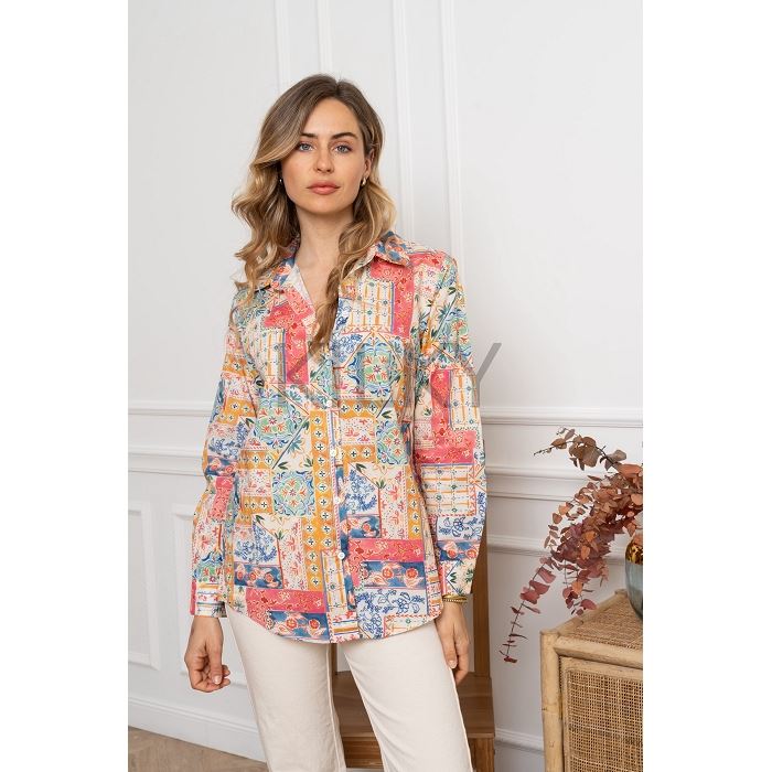 Scarpy creation my chemise motif couleur yl rose3914801_2
