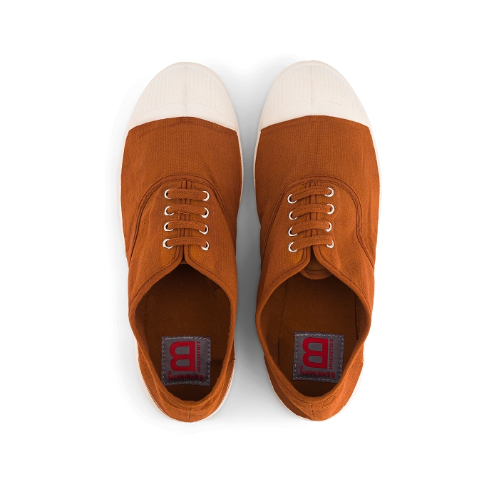Bensimon tennis lacet marron