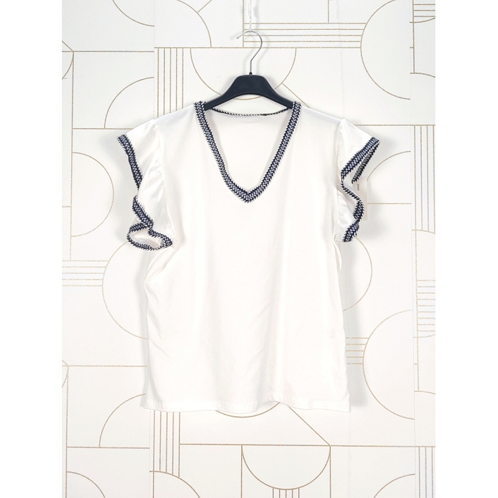 Scarpy creation t shirt sun blanc3925601_2