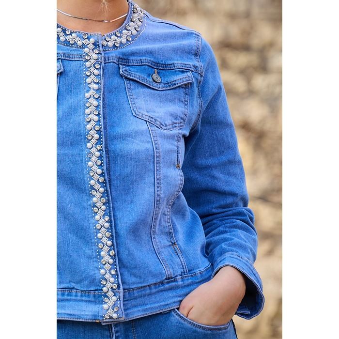 Scarpy creation my veste en jean yl bleu3926401_2