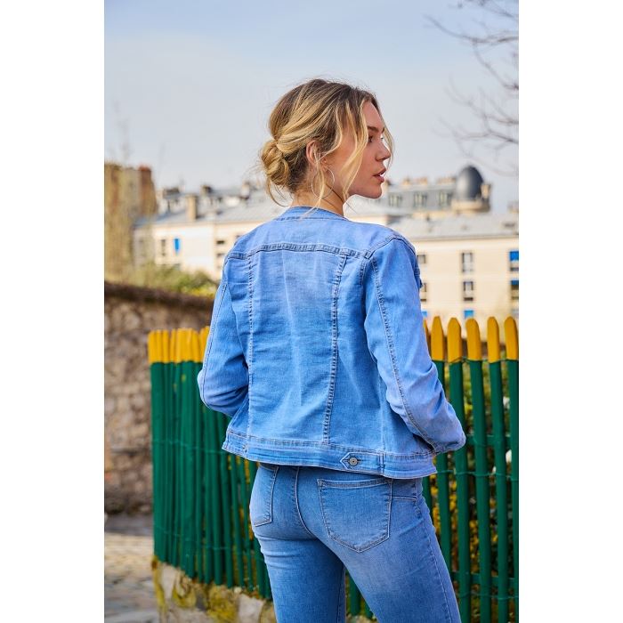 Scarpy creation my veste en jean yl bleu3926401_5