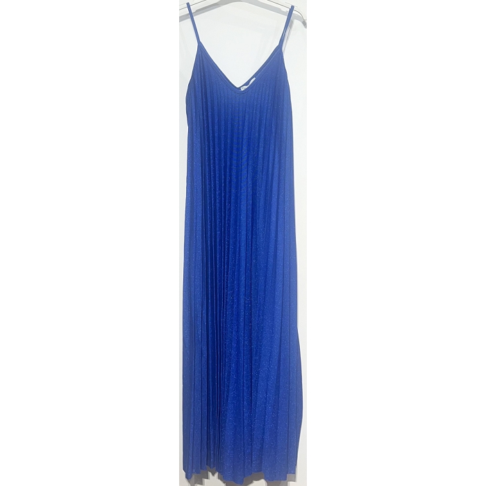 Scarpy creation my robe bretelle paillette yl bleu