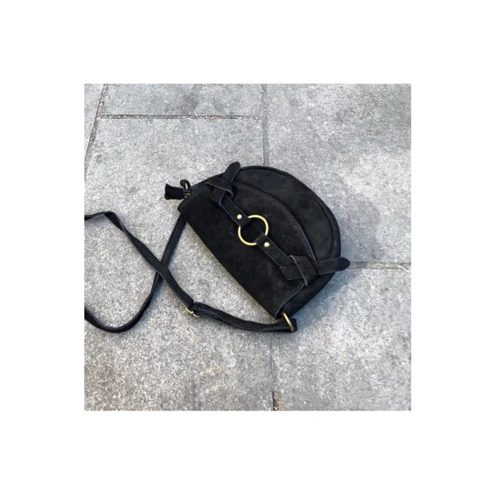 Scarpy creation my sac a bandouliere en daim yl noir3929801_5