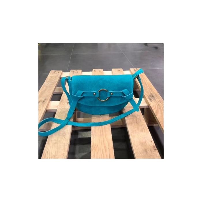 Scarpy creation my sac a bandouliere en daim yl bleu3929807_5