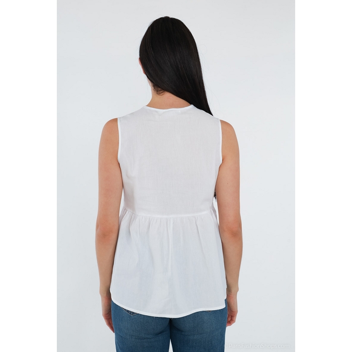 Scarpy creation blouse avec broderie blanc3930101_4