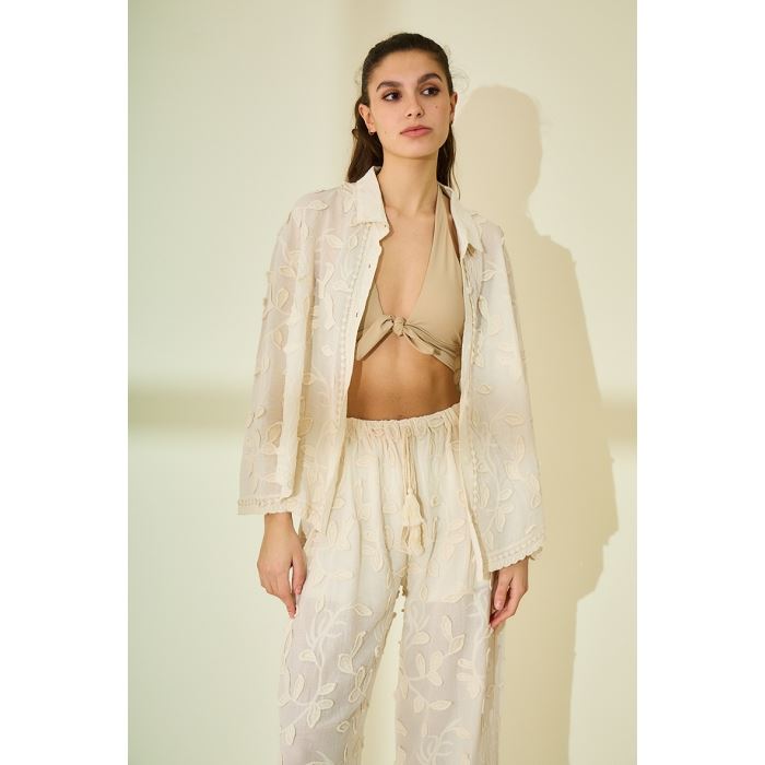 Scarpy creation my chemise manche longue coton yl beige3935901_5