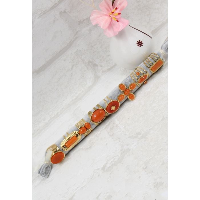 Scarpy creation my bague doree pierre pr2cieuse yl orange3937601_5