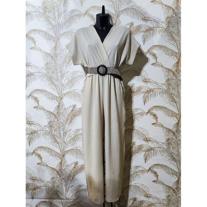Scarpy creation my combisaison avec pochets ceinture yl beige3938606_4