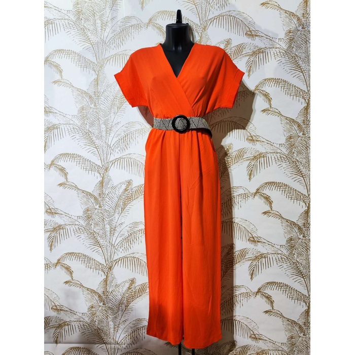 Scarpy creation my combisaison avec pochets ceinture yl orange