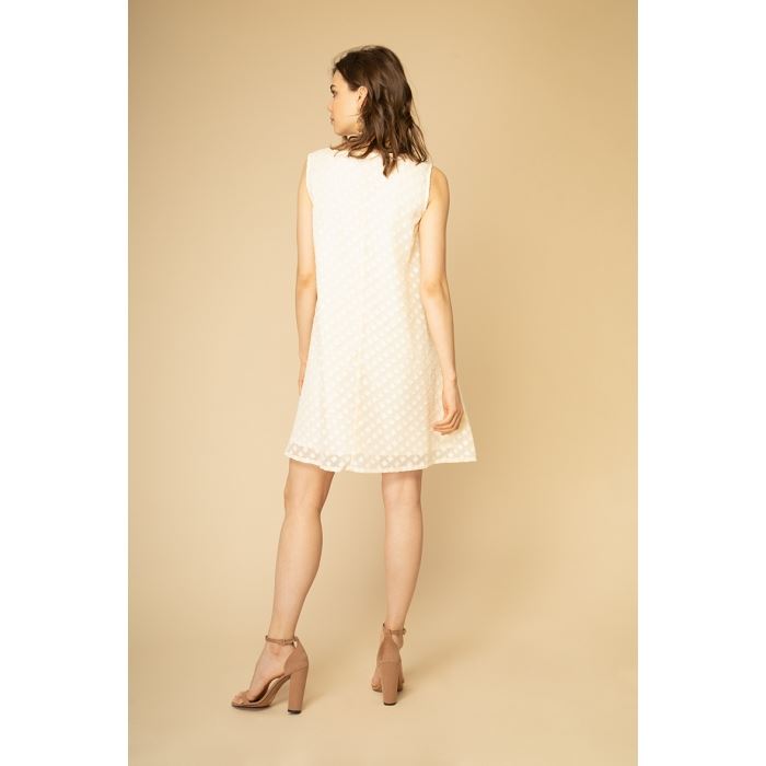 Scarpy creation my robe legere en dentelle sans manche yl beige3951202_5