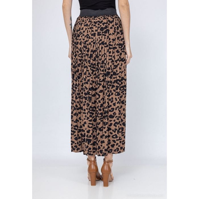 Scarpy creation my jupe longue plissee imprime leopard yl naturel3951701_5