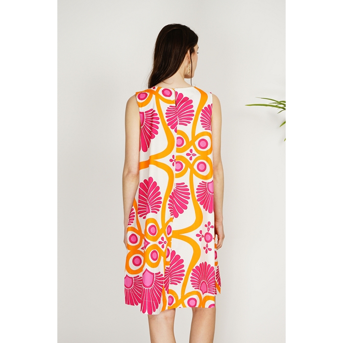 Scarpy creation my robe imprimee en popeline de coton yl rose3954101_2