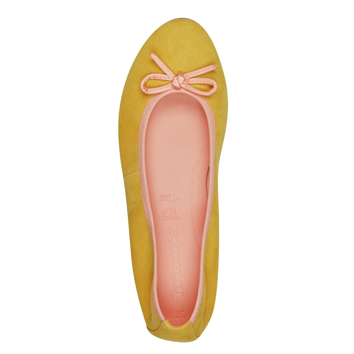 Tamaris 22166 44 ballerine jaune3955302_6