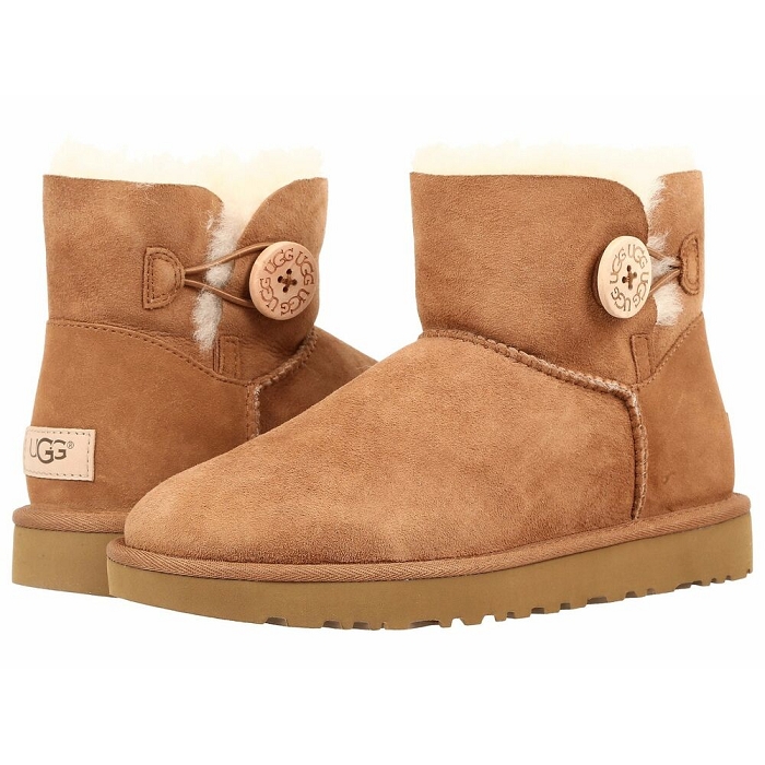 Ugg mini bailey button 2 naturel