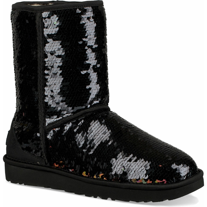 Ugg classic short sequin noir