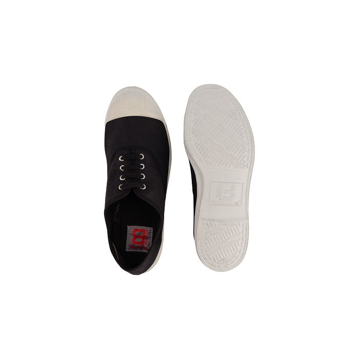 Bensimon tennis lacet noir