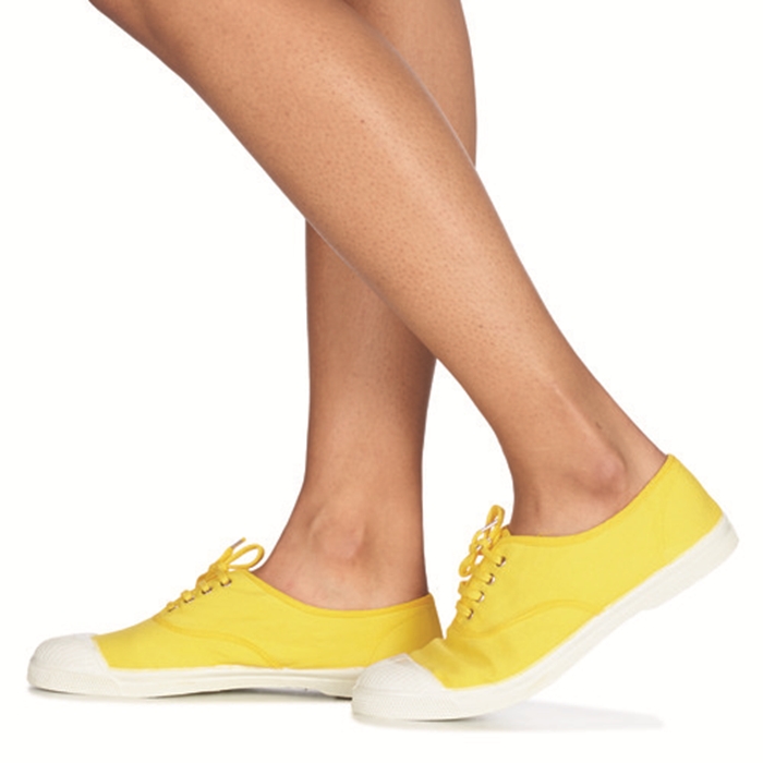 Bensimon tennis lacet jaune4488511_6