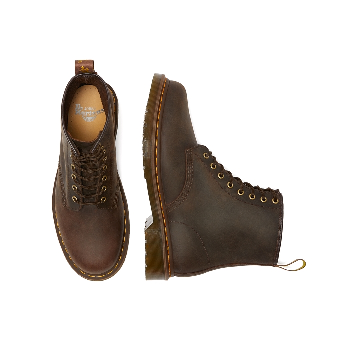 Dr martens my 1460 crazy horse yl marron4509601_4