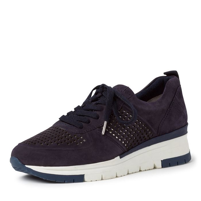 Tamaris my 23745 24 ch. a lacets yl bleu