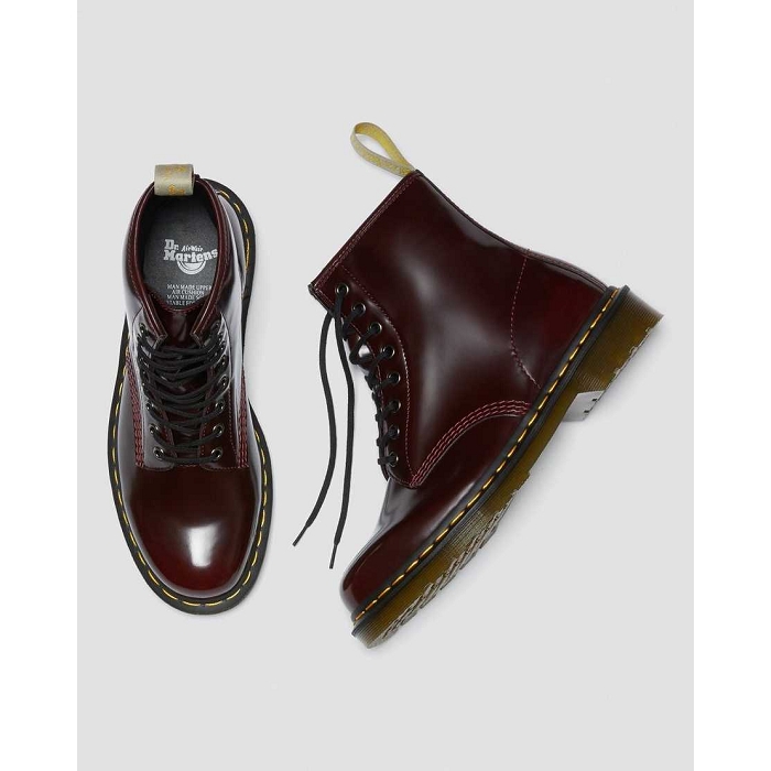 Dr martens my 1460 vegan flexi rub off yl rouge4565002_6