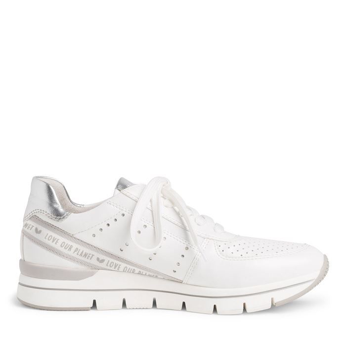 Marco tozzi 23723 24 ch. a lacets blanc4565701_3