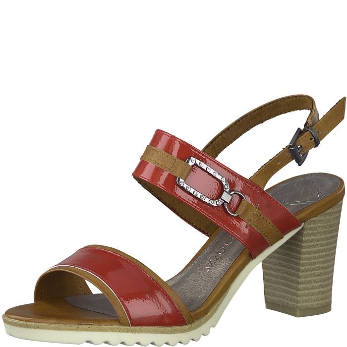 Marco tozzi 28704 24 sandales rouge