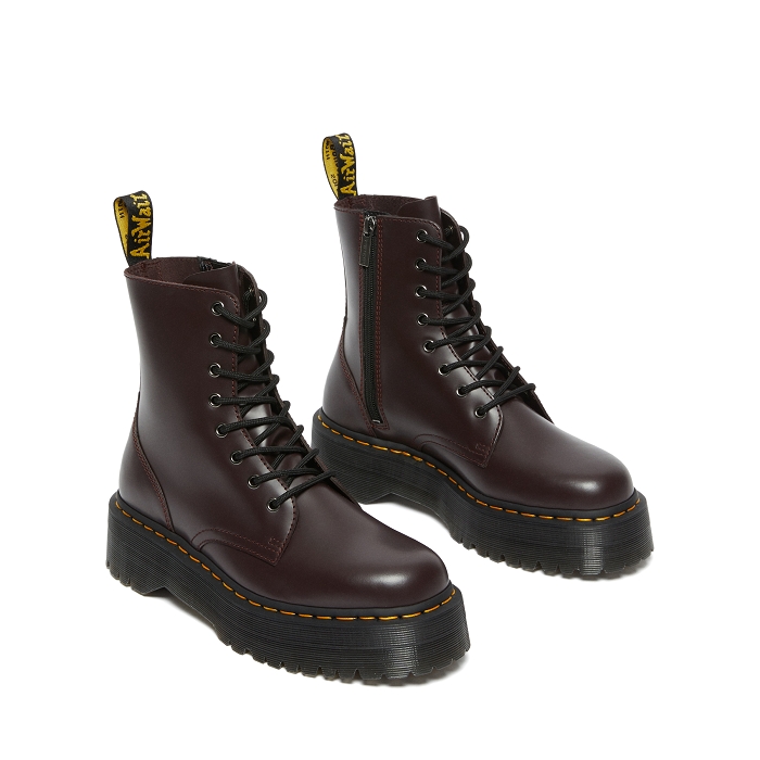 Dr martens jadon polished smooth rouge4580102_3