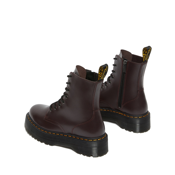 Dr martens jadon polished smooth rouge4580102_4