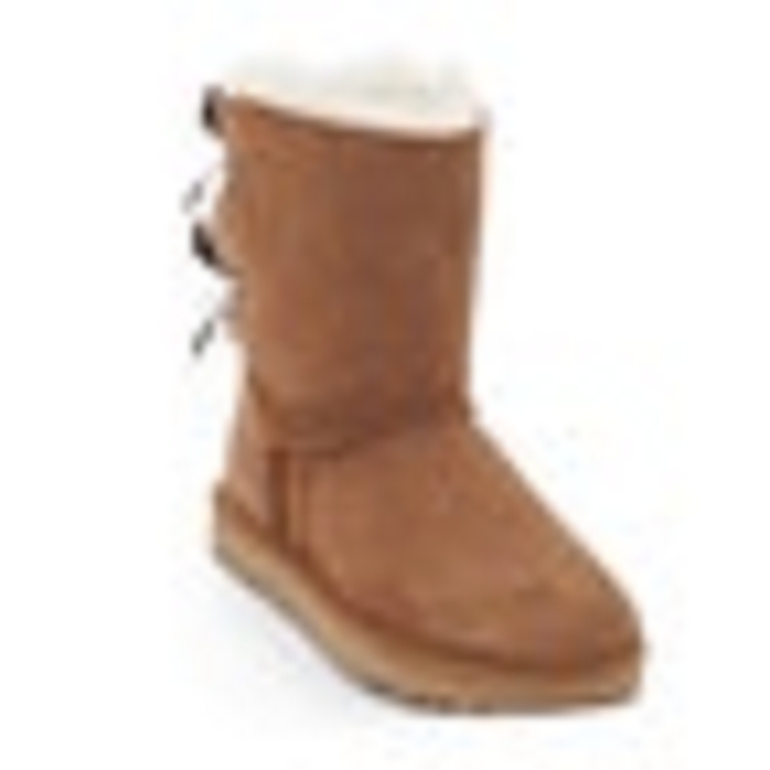 Ugg classic double bow mini naturel