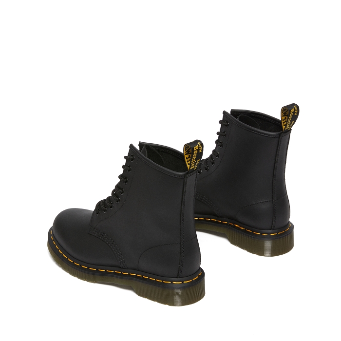 Dr martens 1460 greasy noir4624901_4