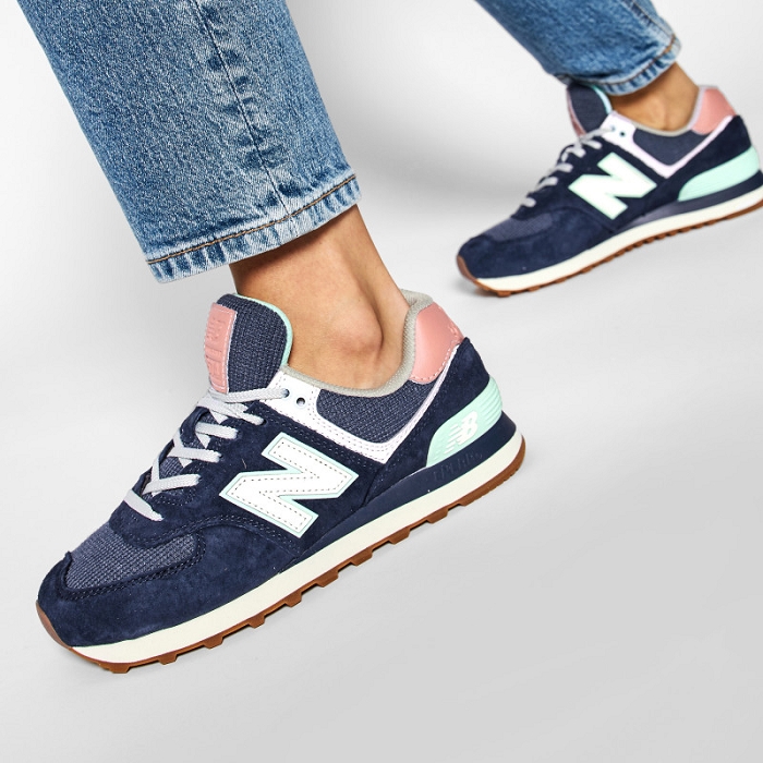 New balance wl574bcm bleu